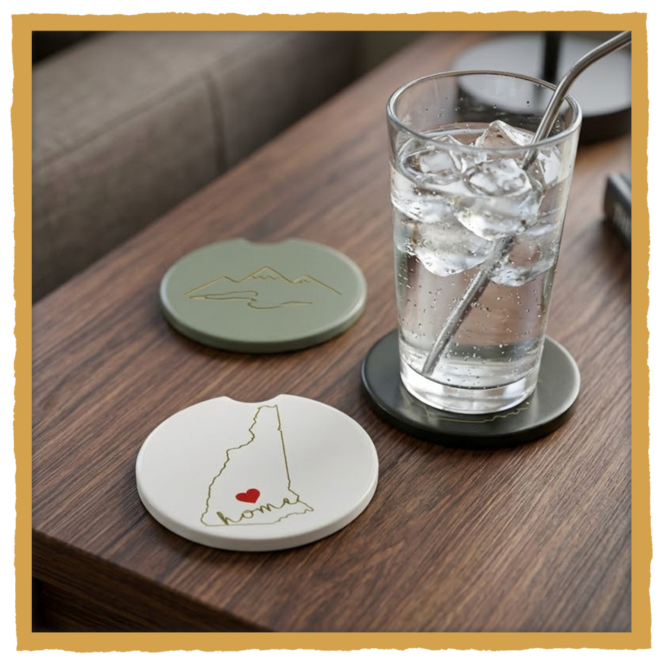 Car Coaster - New Hampshire