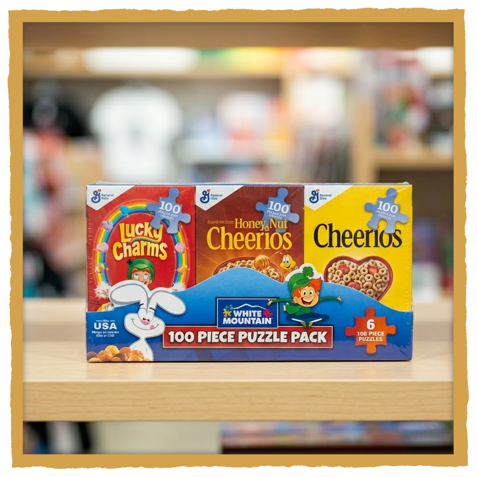General Mills 100-Piece Puzzle Pack – Vintage Cereal Box Designs