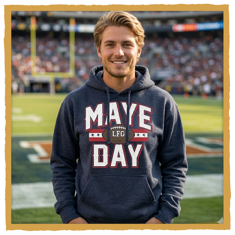 Maye Day Hoodie – New England Football Fan Sweatshirt