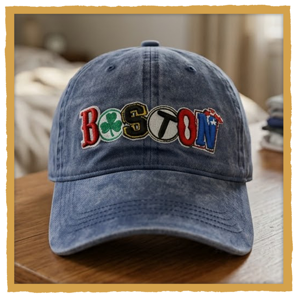 Boston Sports Team Cap – New England Fan Baseball Hat