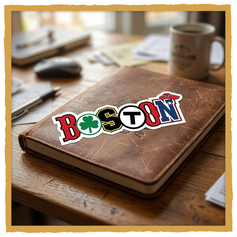 Boston Sports Team Sticker – New England Fan Decal