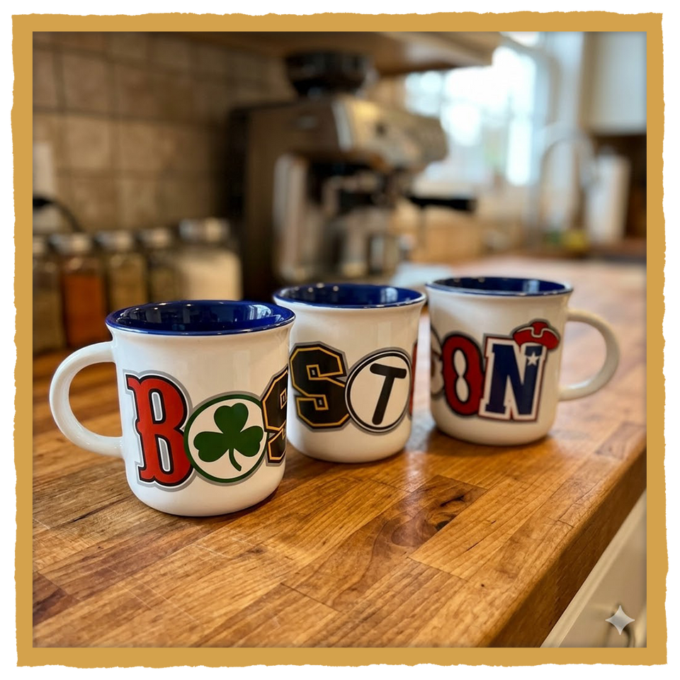 Boston Sports Team Mug – New England Fan Coffee Mug