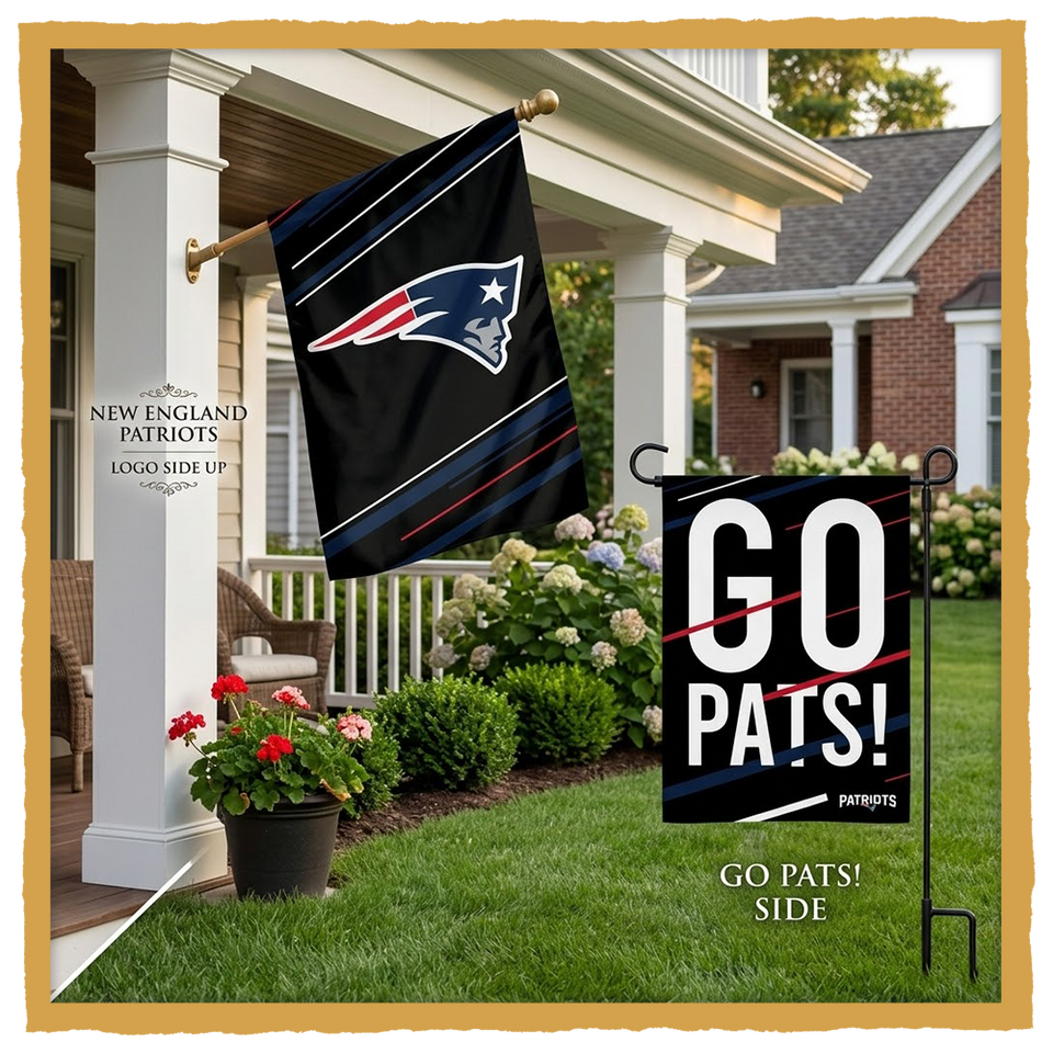 NEW ENGLAND GO PATRIOTS FLAG
