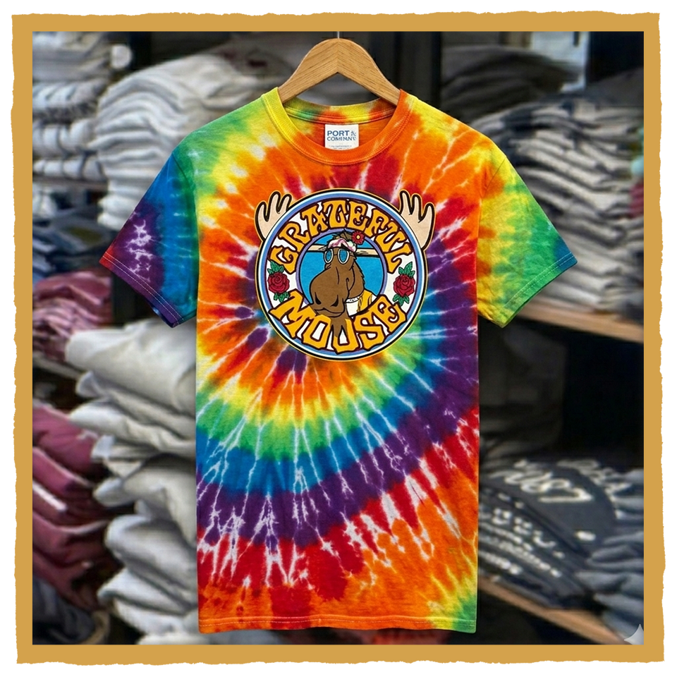 Grateful Moose Tee Shirt
