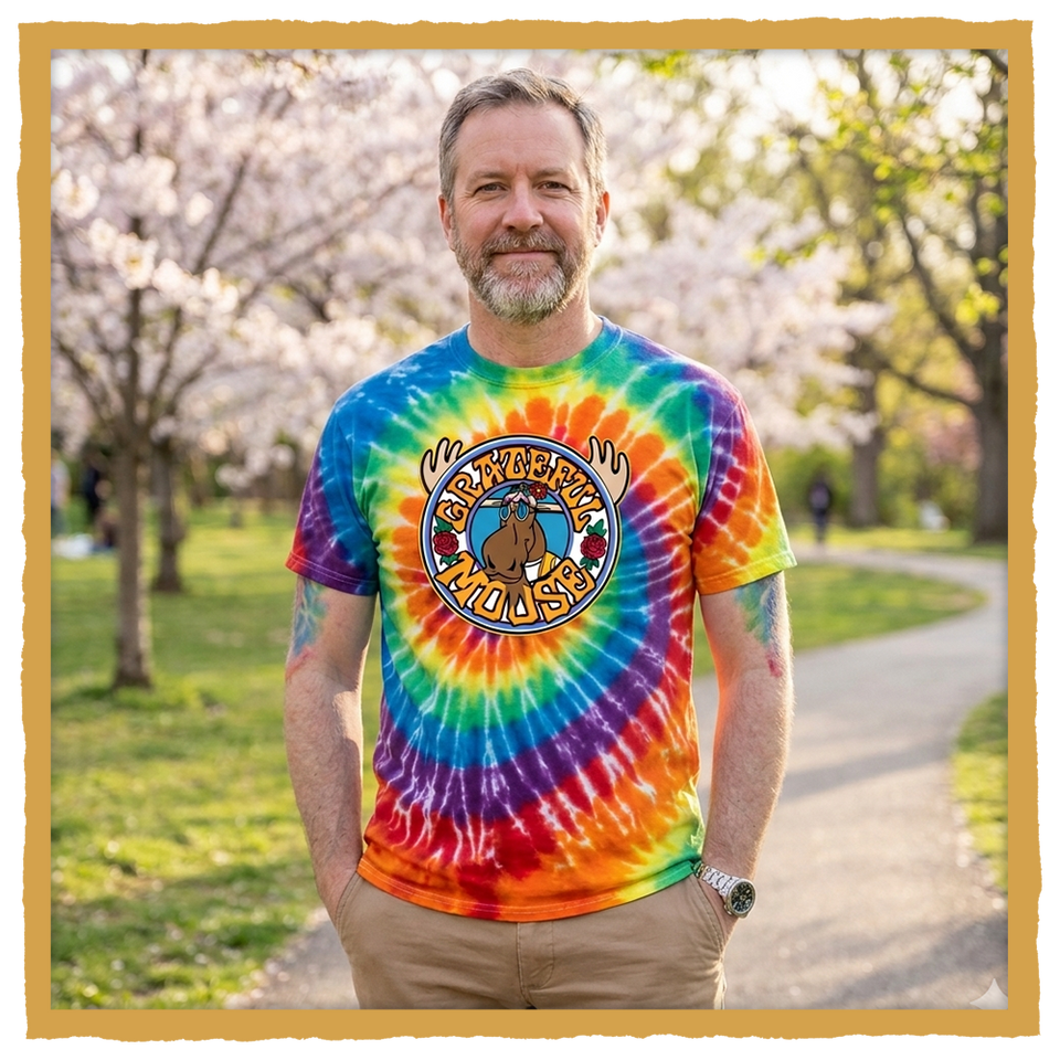 Grateful Moose Tee Shirt