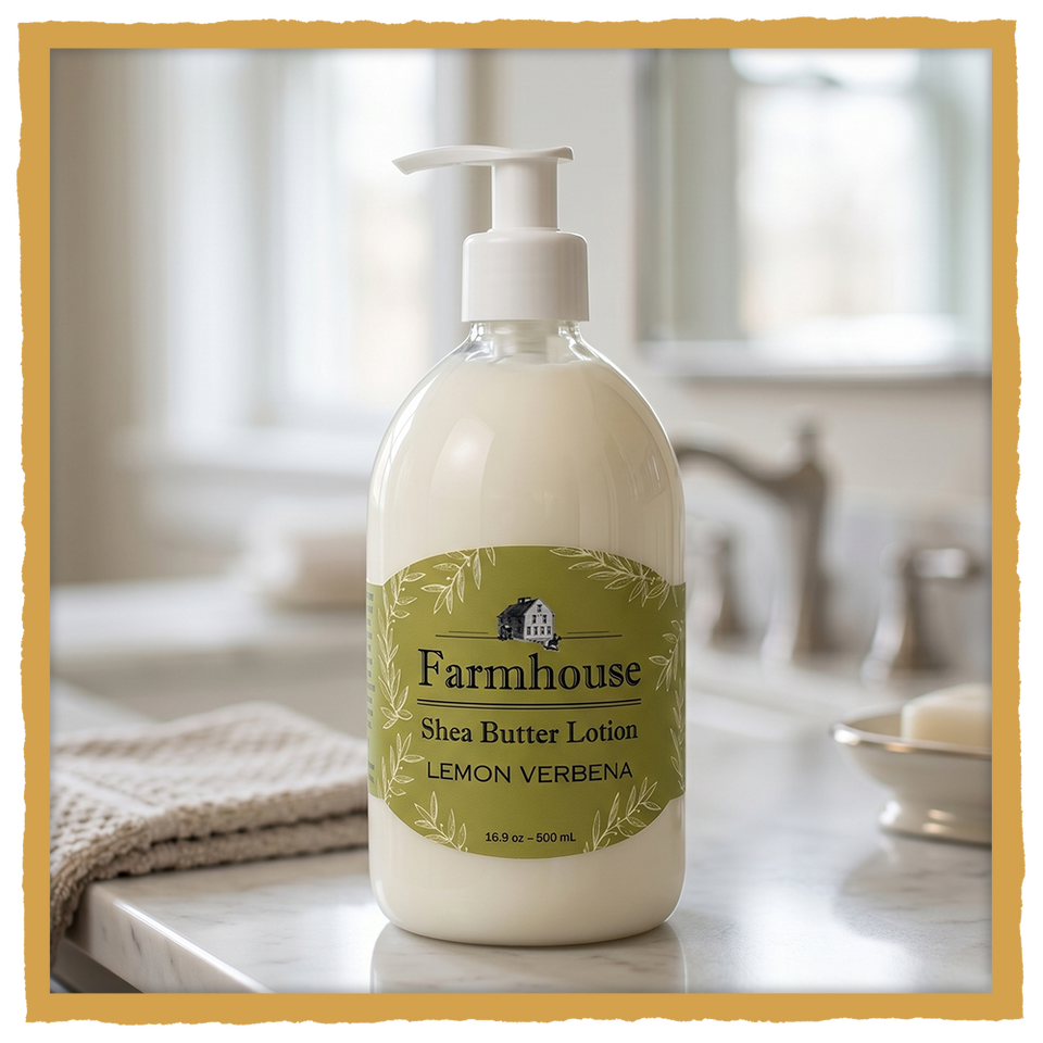 Farmhouse Shea Butter Lotion - Lemon Verbena