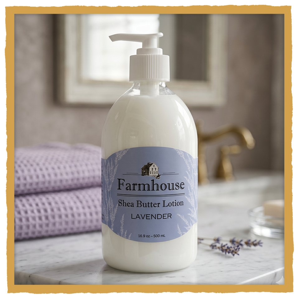 Farmhouse Shea Butter Lotion - Lavender