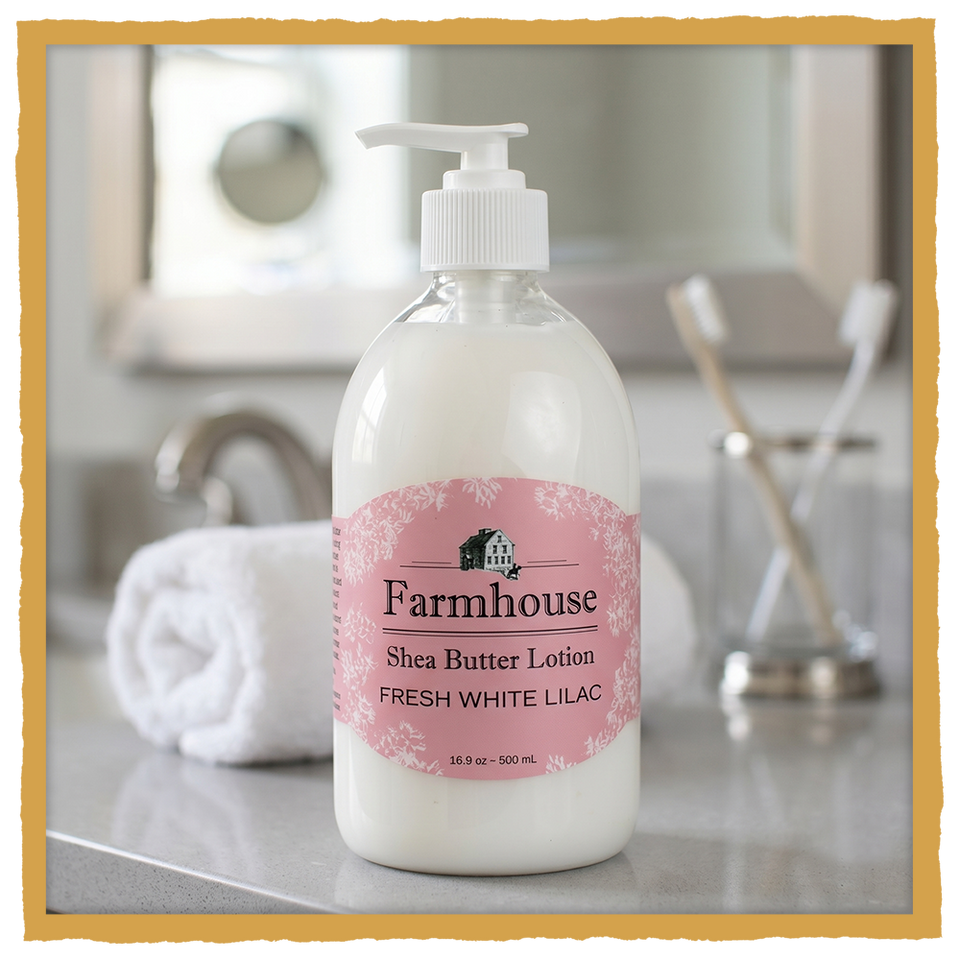Farmhouse Shea Butter Lotion - Fresh White Lilac