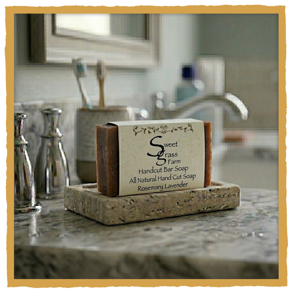 Sweet Grass Farm - Handcut Soap - Rosemary Lavender