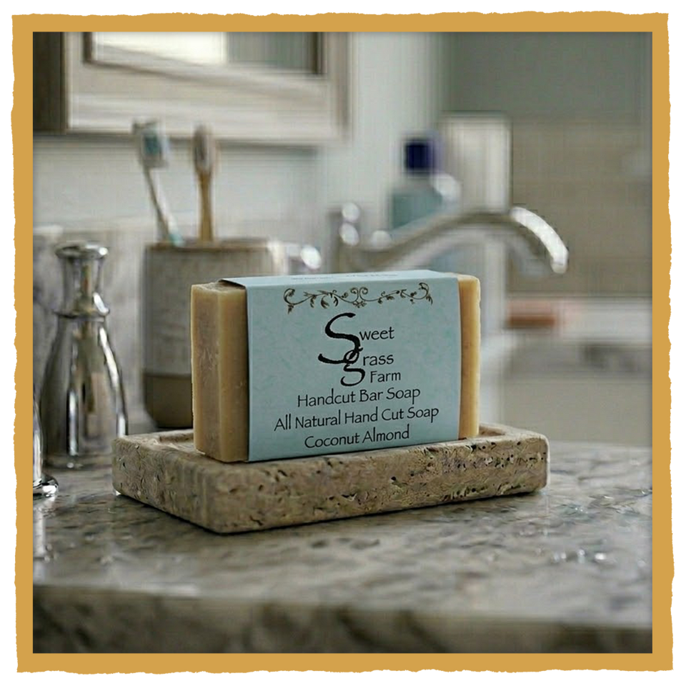 Sweet Grass Farm - Handcut Soap - Green Tea & Seawood