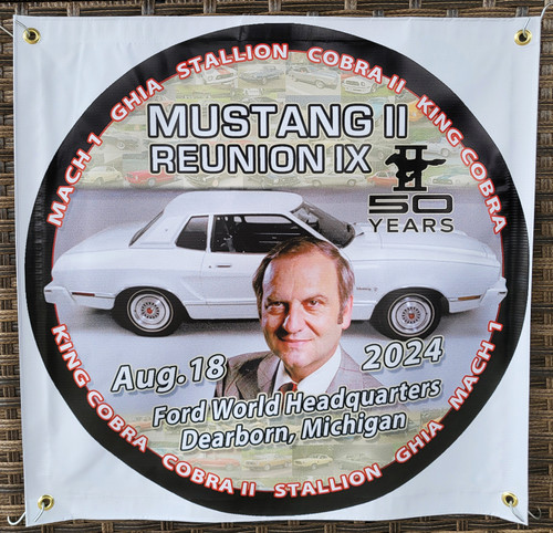 Mustang II Reunion IX Vinyl Banner