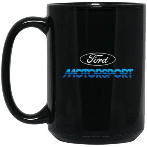 Ford Motorsport 15oz Black Mug - 3C Logo