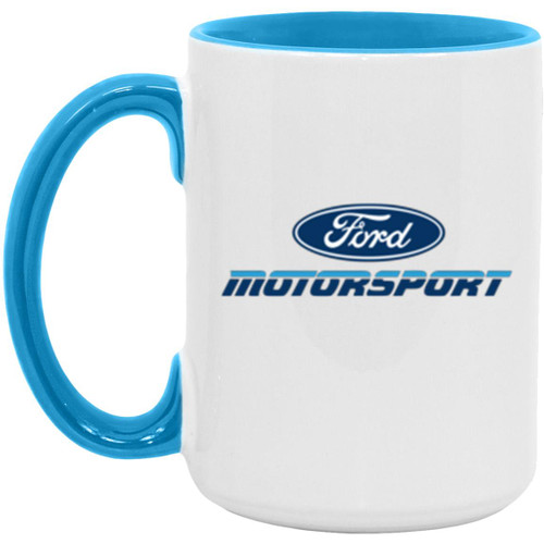 Ford Motorsport 15oz Accent Mug - 2C Logo