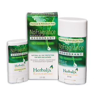 Herbalix Deodorant - No Added Fragrance (1/2 oz.) 