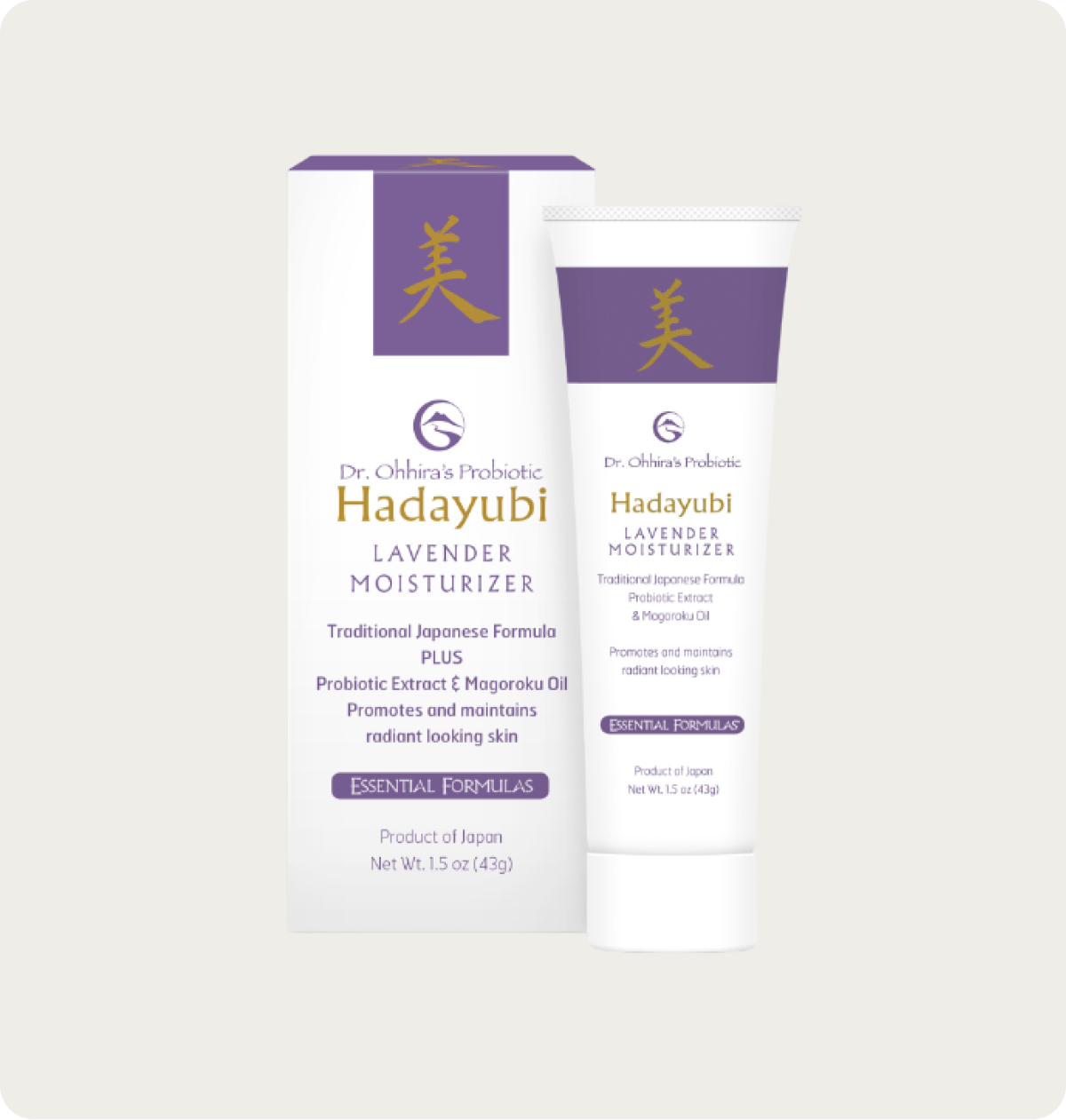 Dr. Ohhira's Probiotic Hadayubi Lavender Moisturizer - 1.5 oz (43g) Tube - On Sale Dr. Ohhira's Probiotic Hadayubi Lavender Moisturizer - 1.5 oz (43g) Tube - On Sale