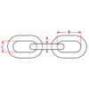 Stainless Steel Chain Short Link 316 Grade - per meter
