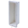 Storage Box Recessed Side Mount White ASA Plastic