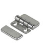Hinge 316G S/Steel Pressed with Covers 40 x 40mm Even Split - Pair