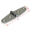 Hinge 316G Cast S/Steel Strap 27 x 102mm Even Split - Pair
