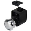 Latch Push Button Nylon Body with Chrome Plated Knob