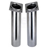 Rod Holders 304G S/Steel Slimline Fore / Aft & Athwartships Angled - Pair