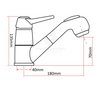 Shower Flick Mixer & Pullout Shower Head Kit