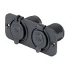 Relaxn Power Outlet and Dual USB Charger Combo - Flush Mount