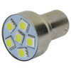 12V BA15S White LED suits 70942 Single Contact, Parallel Pin
