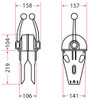 B104 Dual Lever / Dual Function for Two Engines