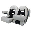 Relaxn Double Cruiser Series Seat White/Black