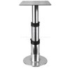 Table Pedestal - 3 Piece Telescopic - Anodised Aluminium