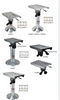 Pedestal Air Ride with Swivel Slide - Min 450mm Max 600mm