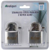 Relaxn Padlocks 99% S/Steel 40mm Standard Hasp 2 Keyed Alike