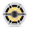 JL Audio M6 Marine Speakers 6.5"  With Transflective LED, Gloss White Trim Ring  - M6-650X
