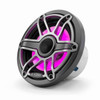 JL Audio M6 Marine Speakers 6.5" With LED, Gunmetal Trim Ring, Titanium Sport Grille - M6-650X