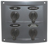 Switch Panels - Splashproof - 4 Switches