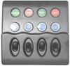 Switch Panels - Waterproof Backlit Panel - 4 Switches