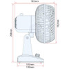 TMC Oscillating Fan - Micro Adjustable Speed Control DC