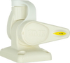 GME ABL013 Single Swivel Rectangular Antenna Base - White