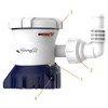 Attwood Tsunami MK2 Bilge Pump T1200 12V - 76L/min - 1200GPH