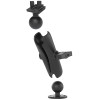 RAM Mounts Double C-Ball Mount Lowrance Elite-5 Elite-7 Ti