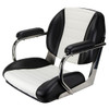 Reelax Offshore Series Helm Chair with Stainless Steel Logo & Arms