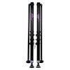 Reelax Base Mini 1000 Black Edition Outrigger Bases Stainless Steel (Pair)