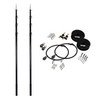 Reelax Grander Series 4.5m Telescopic 3K Carbon Fibre Outrigger Kit with Stainless Steel Rigging