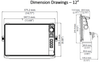 Lowrance HDS Pro 12 Dimensions