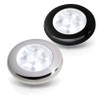 Hella White LED Round Courtesy Lamps - 12V