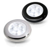 Hella White LED Round Courtesy Lamps - 24V