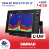 SIMRAD NSS 12 Evo 3S MFD with CMAP Reveal Options