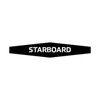 Flow-Rite Actuator Knob Decal Black/White