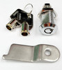 Flush Latches - Cast 316 Stainless - Lock Kits To Suit Above Latches